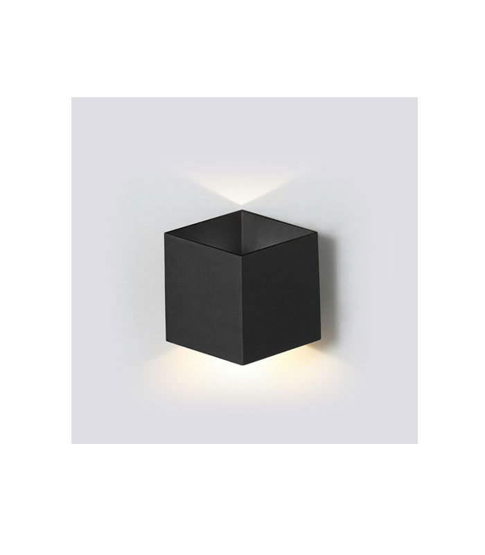 LAMPARA APLIQUE EMERALD DE APRED 10W NEGRO ILUMINAK (A1510BKWW)