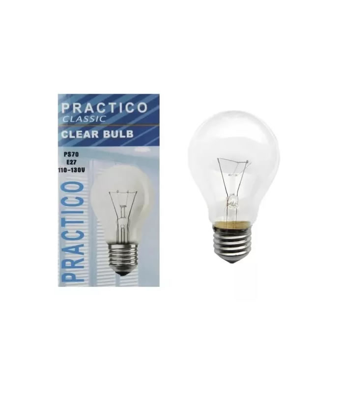 BOMBILLO INCANDESCENTE 200W 110V E27 PRACTIC