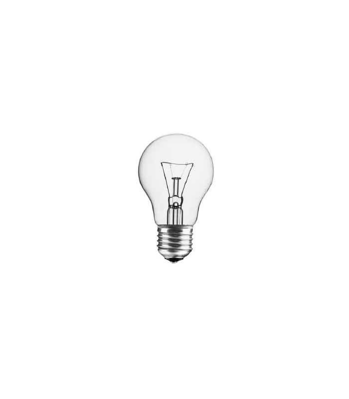 BOMBILLO CLARO 60W 110V E27 G.E