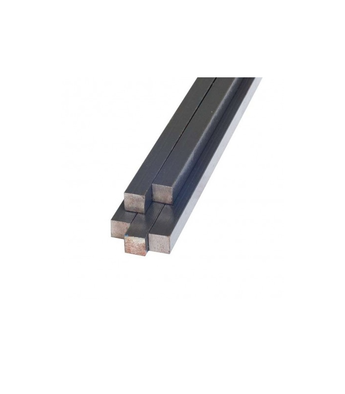 BARRA CUADRADA LISA 1/2" X 6 MTS