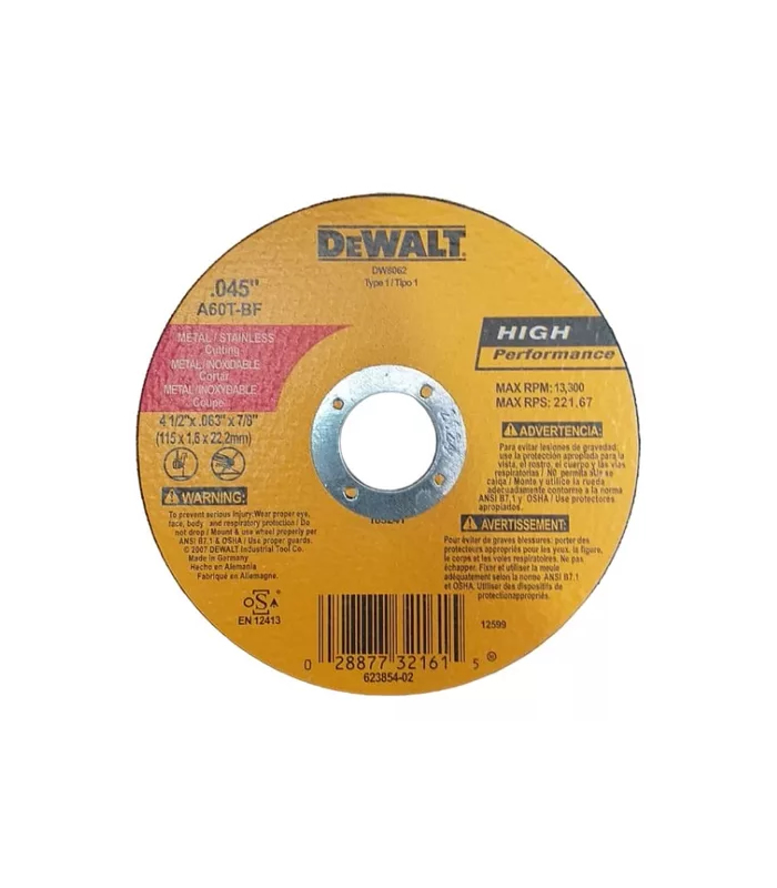 DISCO DE CORTE EXTRA FINO 4 1/2"