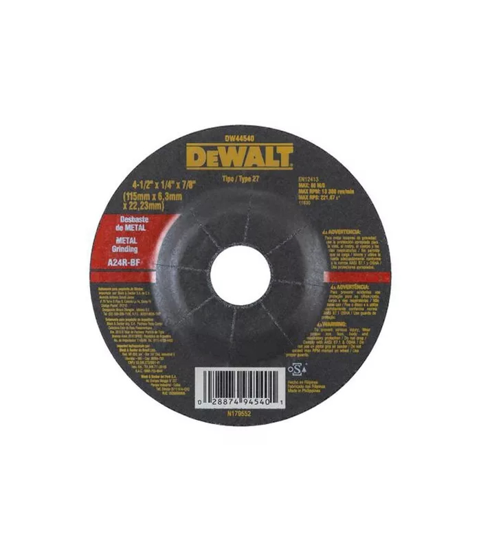 DISCO DE PULIR 4 1/2 * 1/4 * 7/8