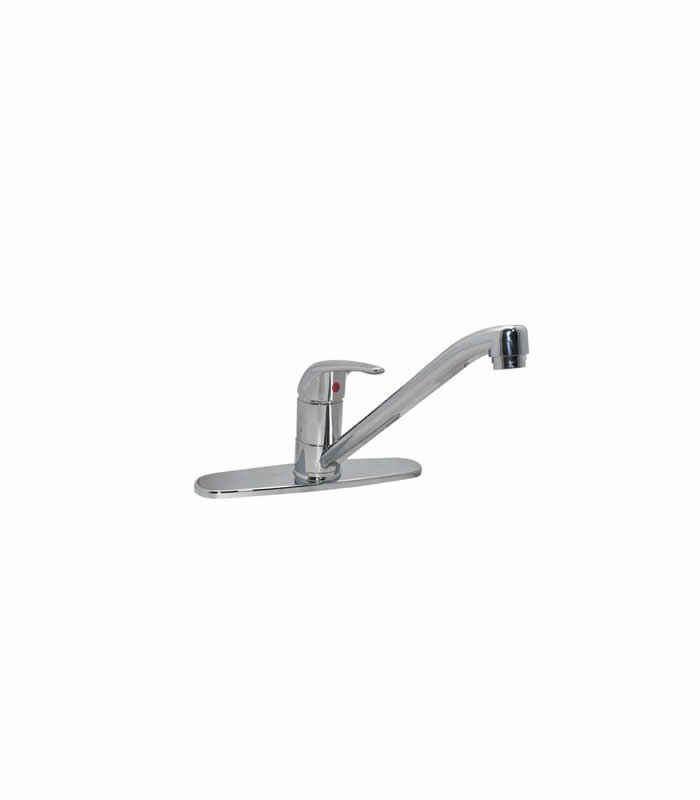 GRIFERIA P/FREGADERO MONOMANDO 8" PLAST/CROMADO C/CANILLA IGUAZU FAGUAX