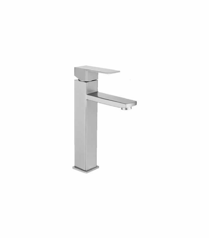 GRIF/LUJO CUADRADA IND CUELLO CISNE AGUA FRIA/CALIENTE 1X30 100% ACERO INOX SALUD-VEN