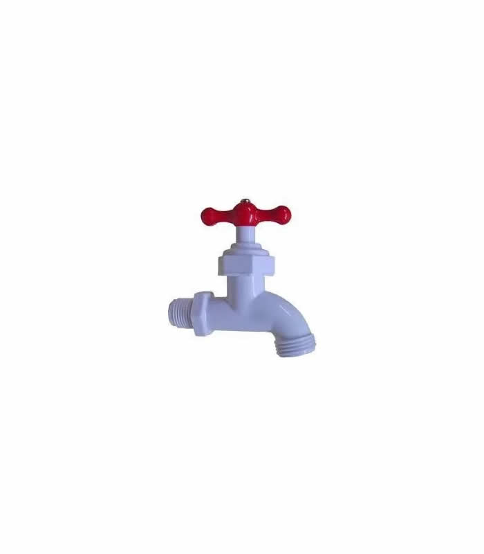 LLAVE DE CHORRO PLAST/ DE COLORES