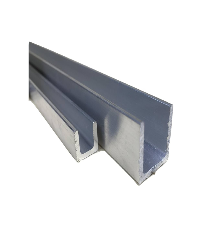 PERFIL ALUMINIO MATE CUADRADO 3/8" X 3MT