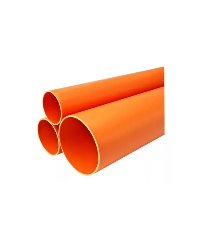 TUBO PVC A/N REFORZADO NARANJA 2"